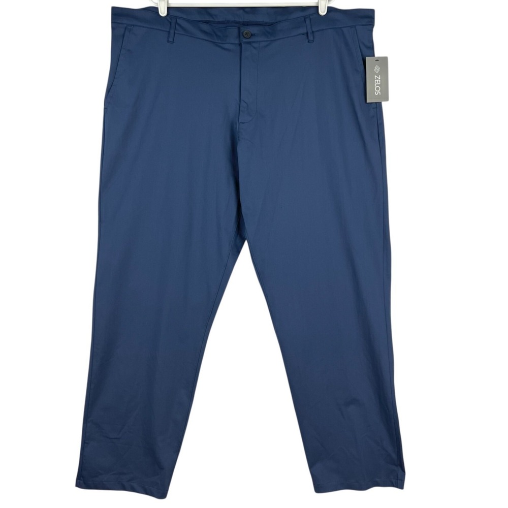 Zelos Big & Tall Mens Reflective Navy Pants Sz 44 Quick Dry Moisture-Wicking NWT